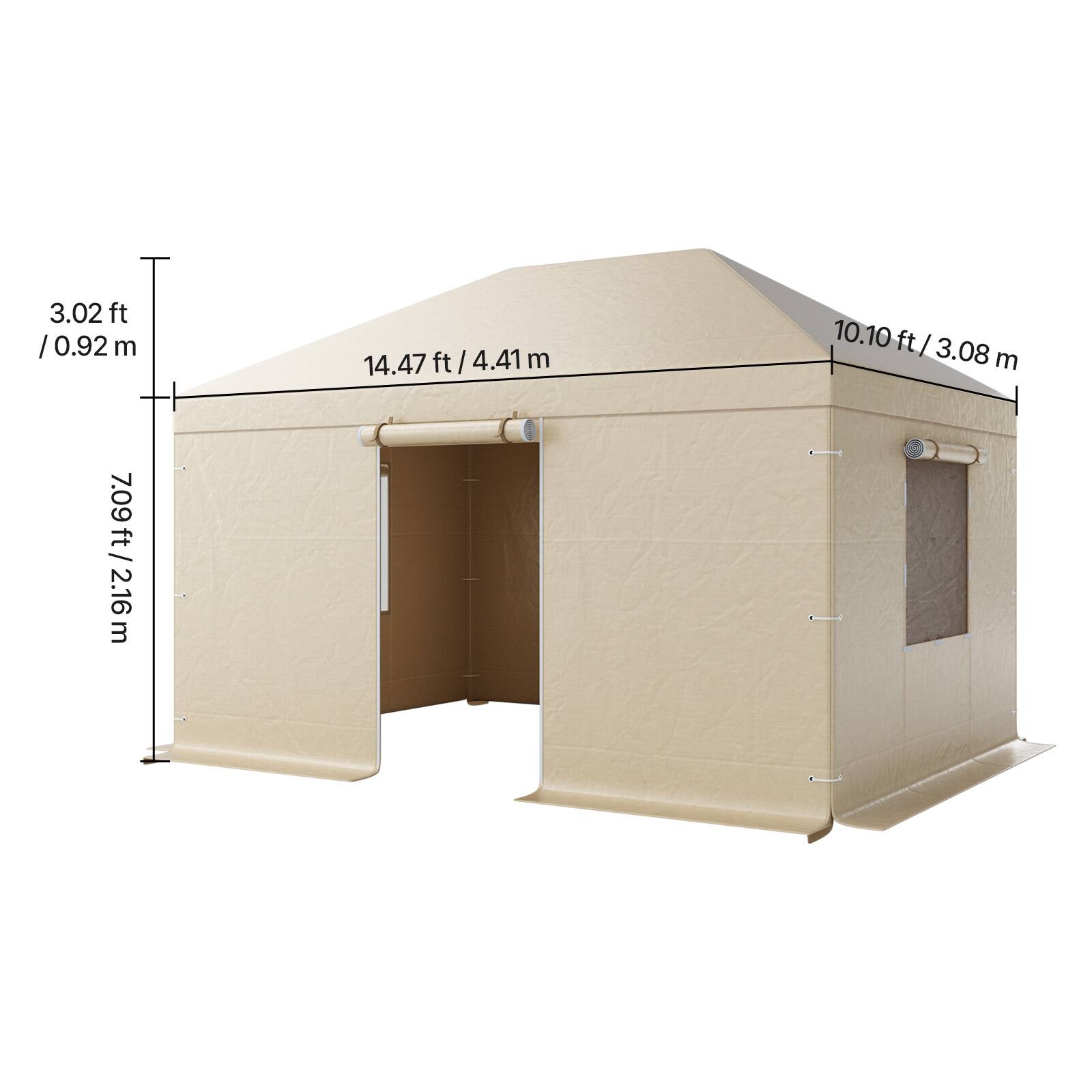 3.02 ft / 0.92 m  
14.47 ft / 4.41 m  
10.10 ft / 3.08 m  
7.09 ft / 2.16 m