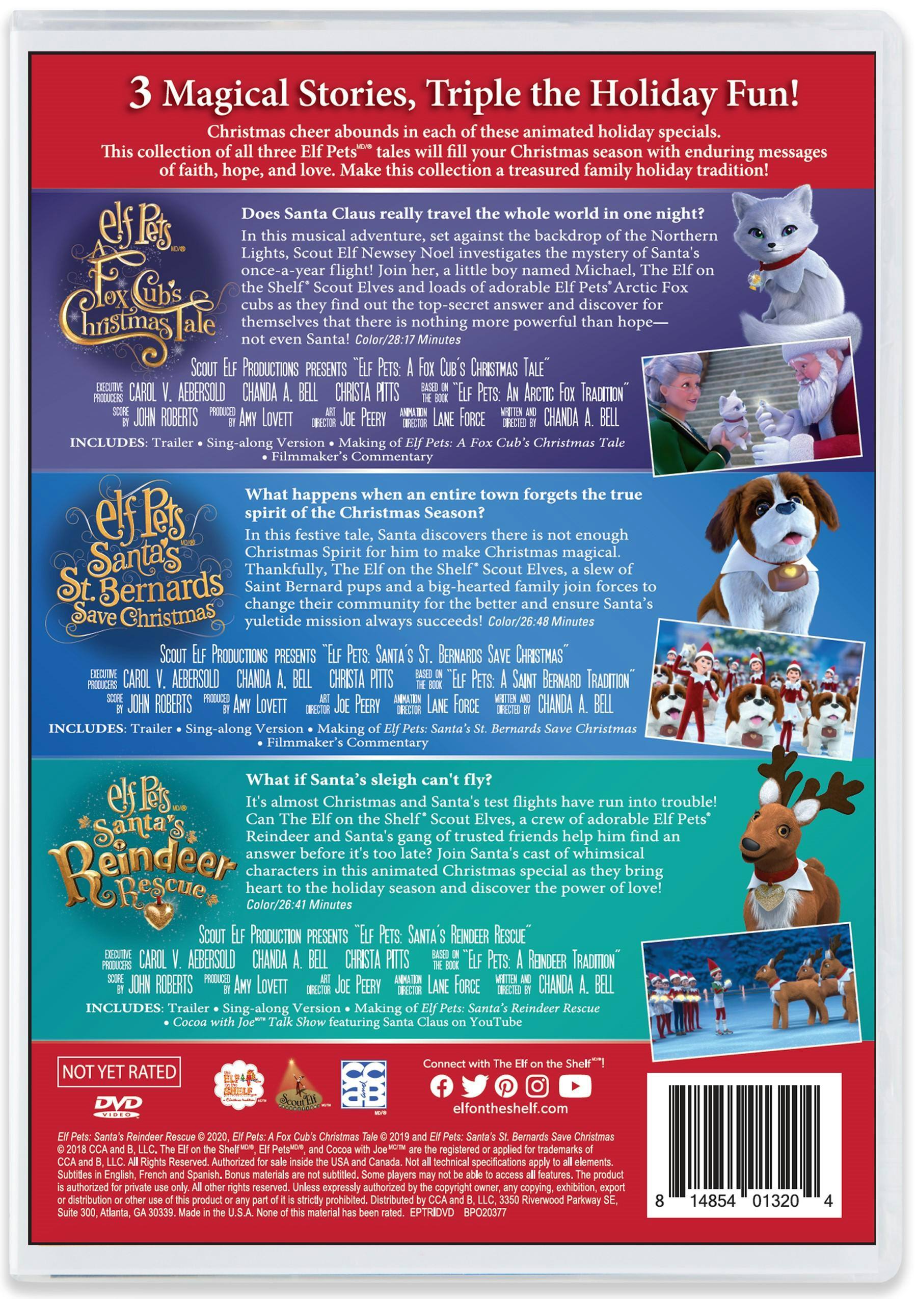 Angle. The Elf on the Shelf: Pets Triple Feature [DVD].
