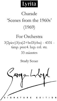PopMarket - George Lloyd - Charade - Study Score - Multicolor
