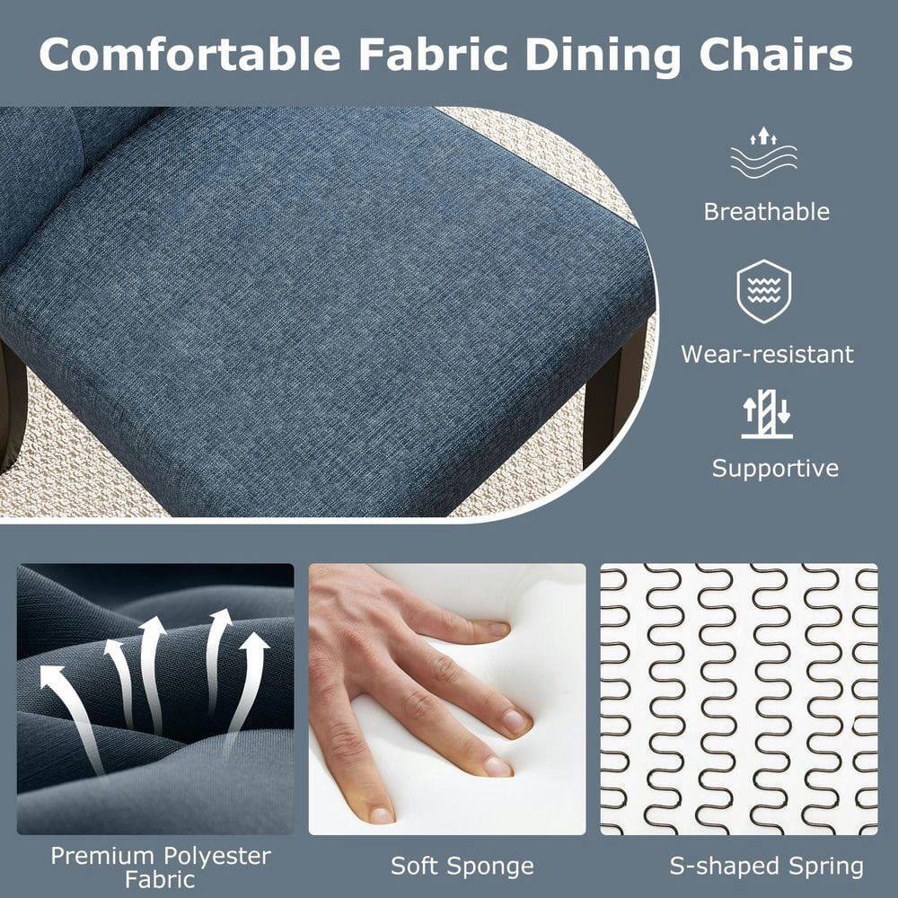 Comfortable Fabric Dining Chairs

- Breathable
- Wear-resistant
- Supportive

Premium Polyester Fabric
Soft Sponge
S-shaped Spring