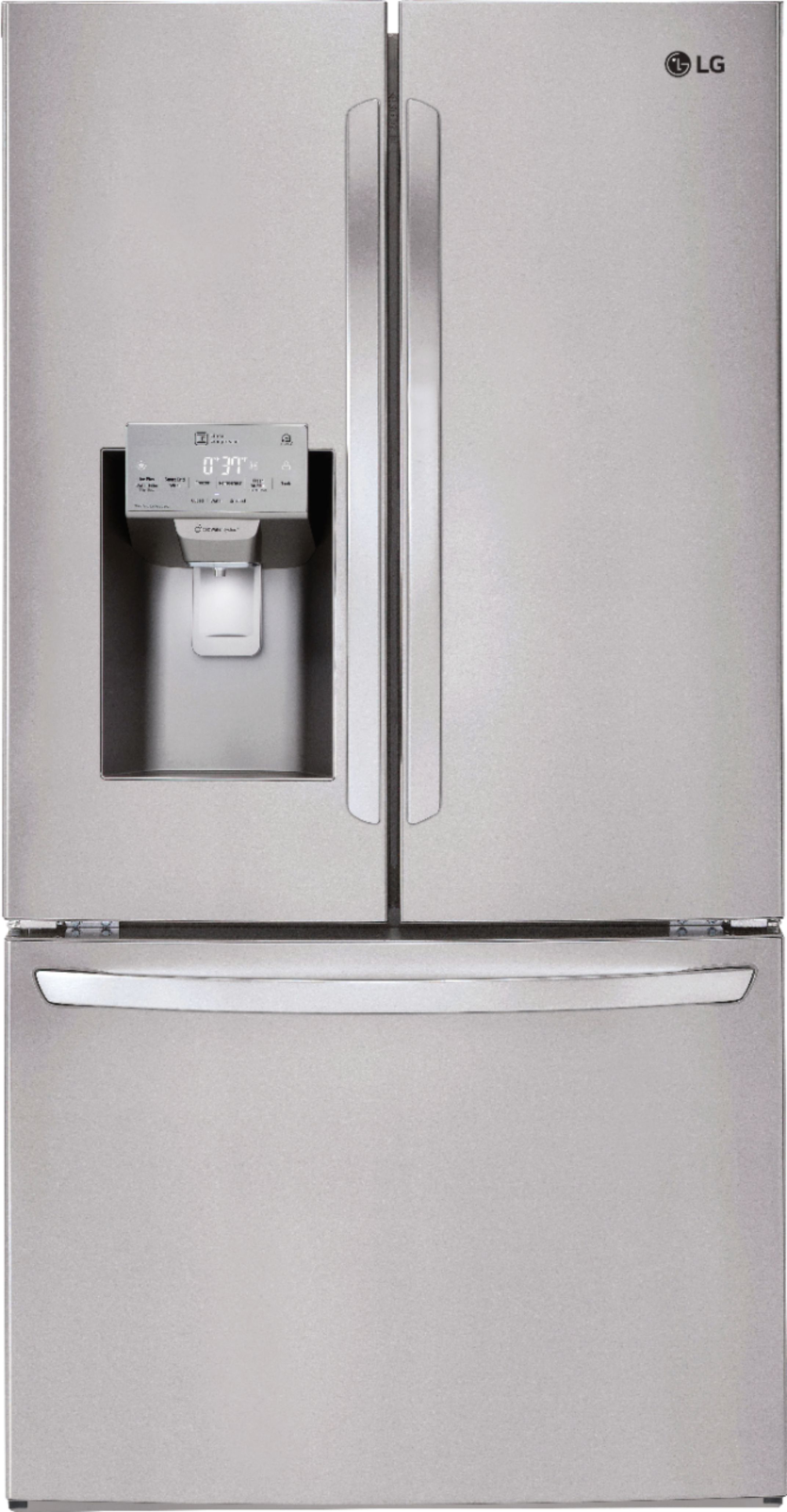 LG 26.2 Cu. Ft. French Door Smart Wi-Fi Enabled Refrigerator with ...