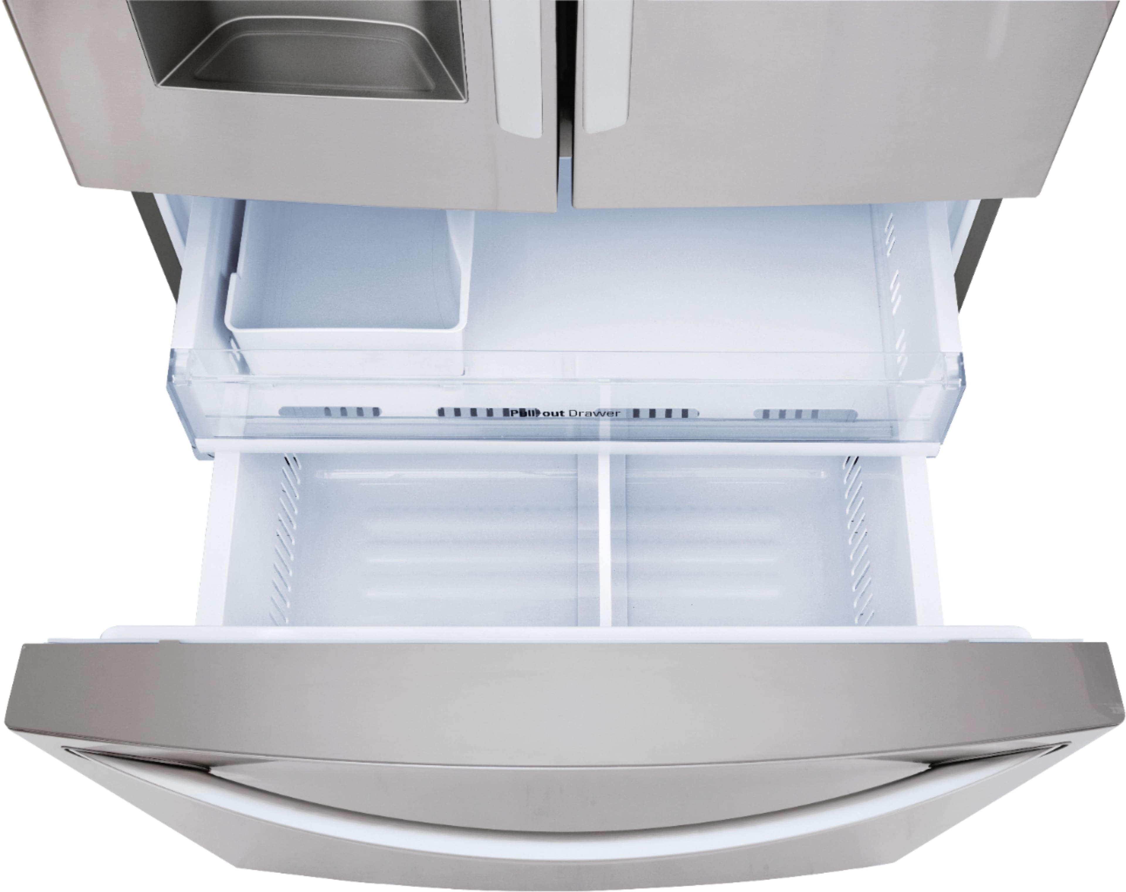 Alt View 22. LG - 26.2 Cu. Ft. French Door Smart Refrigerator with Dual Ice Maker - Stainless Steel.