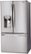 Left Zoom. LG - 26.2 Cu. Ft. French Door Smart Wi-Fi Enabled Refrigerator with Dual Ice Maker - Stainless steel.