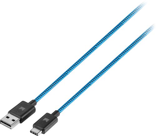  Modal™ - 4' USB-to-USB Type C Cable - Black/Blue