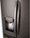 Alt View Zoom 5. LG - 26.2 Cu. Ft. French Door Smart Wi-Fi Enabled Refrigerator with Dual Ice Maker - Black stainless steel.