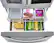 Alt View 28. LG - 26 Cu. Ft. French Door-in-Door Smart Refrigerator with Dual Ice Maker - Stainless Steel.