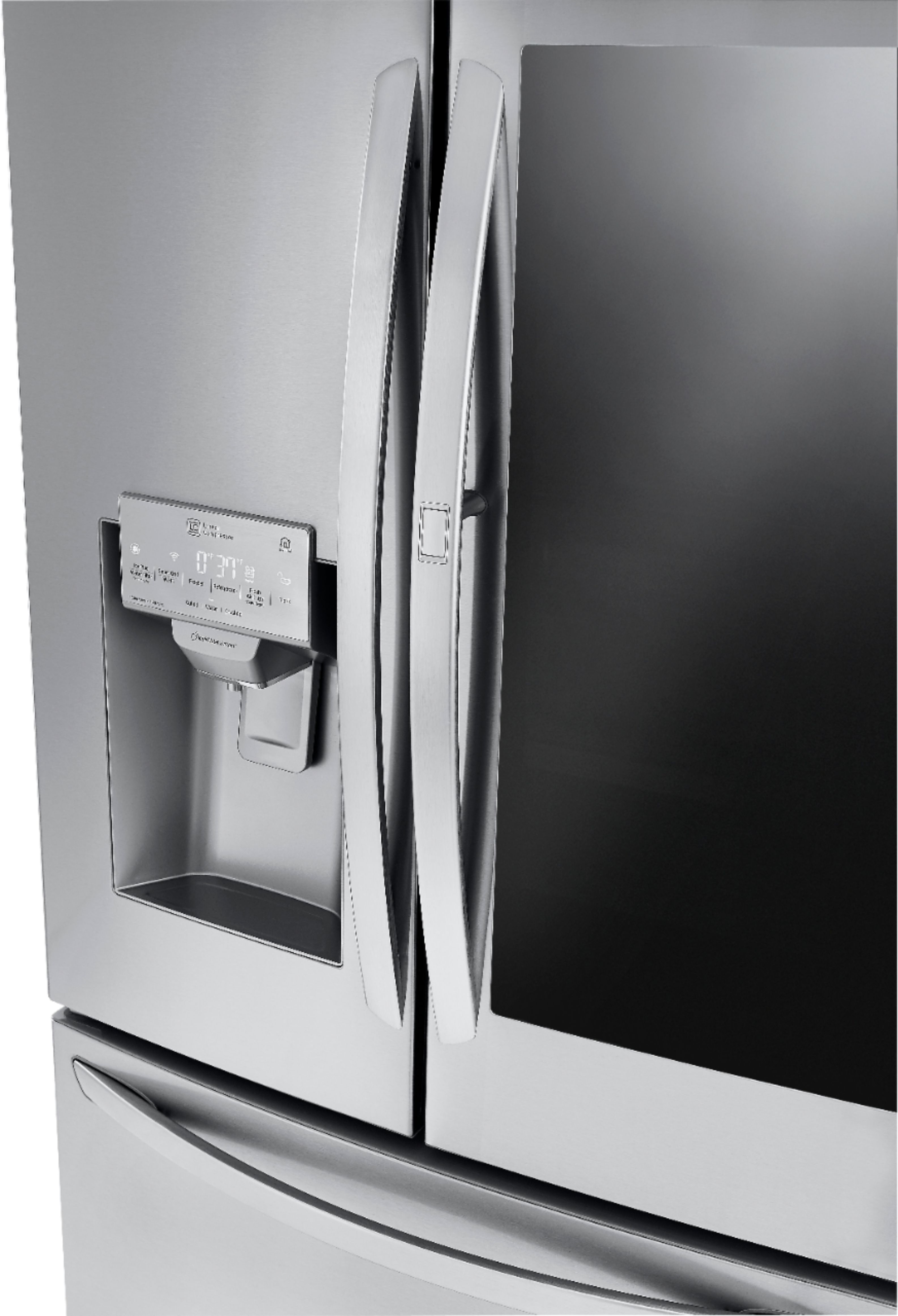 Lg 26 Cu Ft French Door In Door Smart Refrigerator With Dual Ice Maker And Instaview