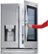 Alt View Zoom 33. LG - 26 Cu. Ft. French Door-in-Door Smart Refrigerator with Dual Ice Maker and InstaView - Stainless steel.