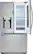 Left. LG - 26 Cu. Ft. French Door-in-Door Smart Refrigerator with Dual Ice Maker - Stainless Steel.
