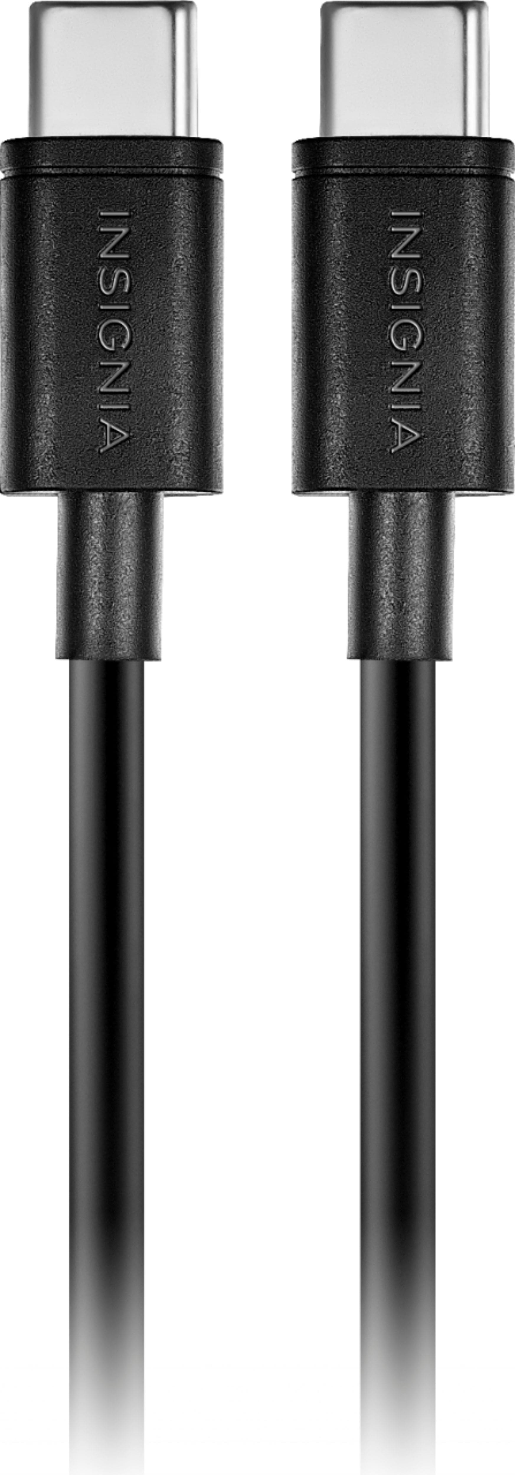 Alt View 11. Insignia™ - 4' USB Type C-to-USB Type C Charge-and-Sync Cable - Black.
