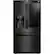 Front. LG - 26 Cu. Ft. French InstaView Door-in-Door Smart Wi-Fi Enabled Refrigerator - Matte Black Stainless Steel.