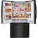 Alt View 1. LG - 26 Cu. Ft. French InstaView Door-in-Door Smart Wi-Fi Enabled Refrigerator - Matte Black Stainless Steel.