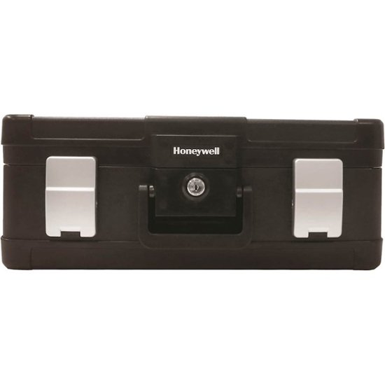 Front Zoom. Honeywell - 0.39 Cu. Ft. Fire- and Water-Resistant Hanging File Chest with Key Lock - Black.