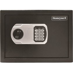 Honeywell - 0.51 Cu. Ft. Security Safe with Electronic Lock - Black - Front_Zoom