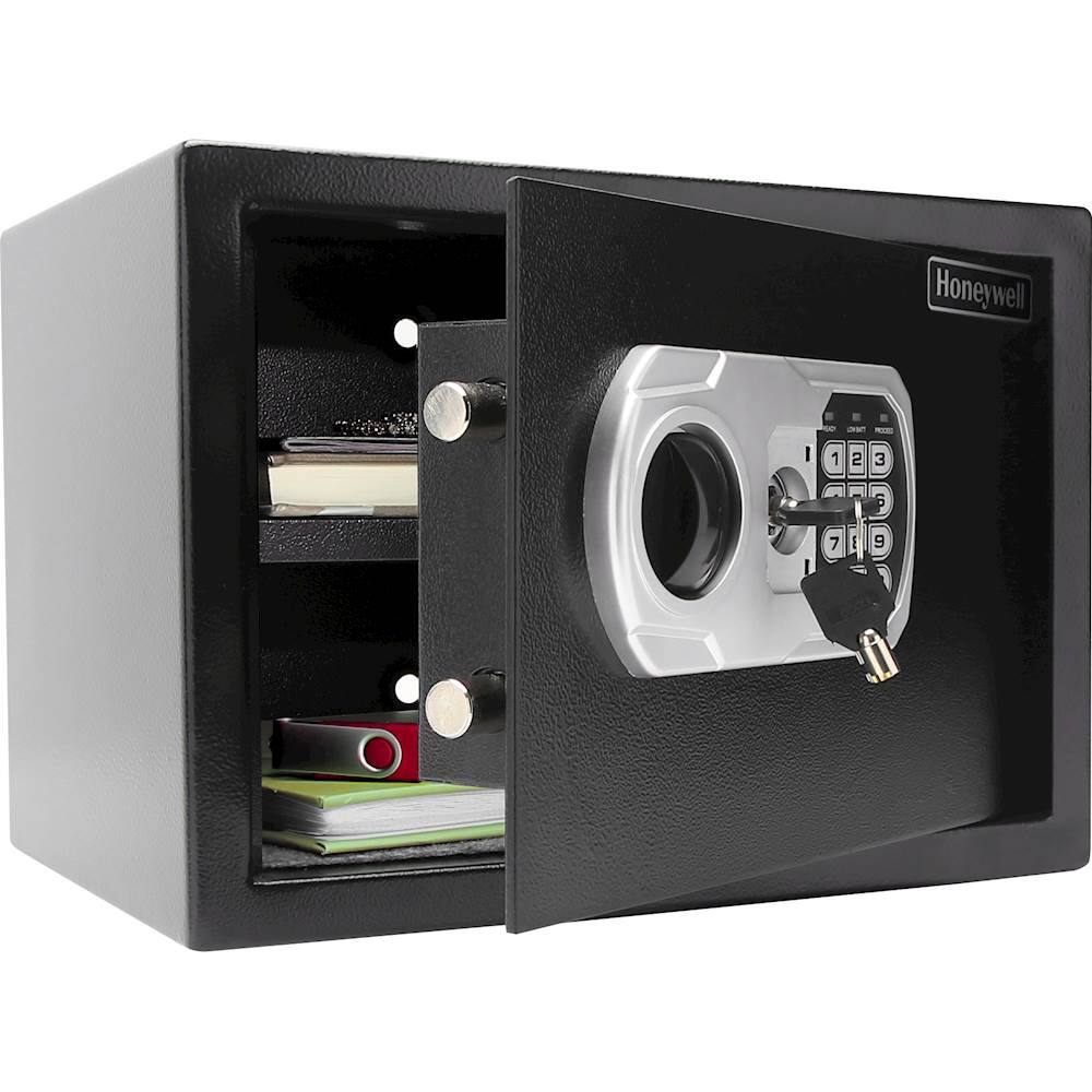 Alt View 11. Honeywell - 0.51 Cu. Ft. Security Safe with Electronic Lock - Black.
