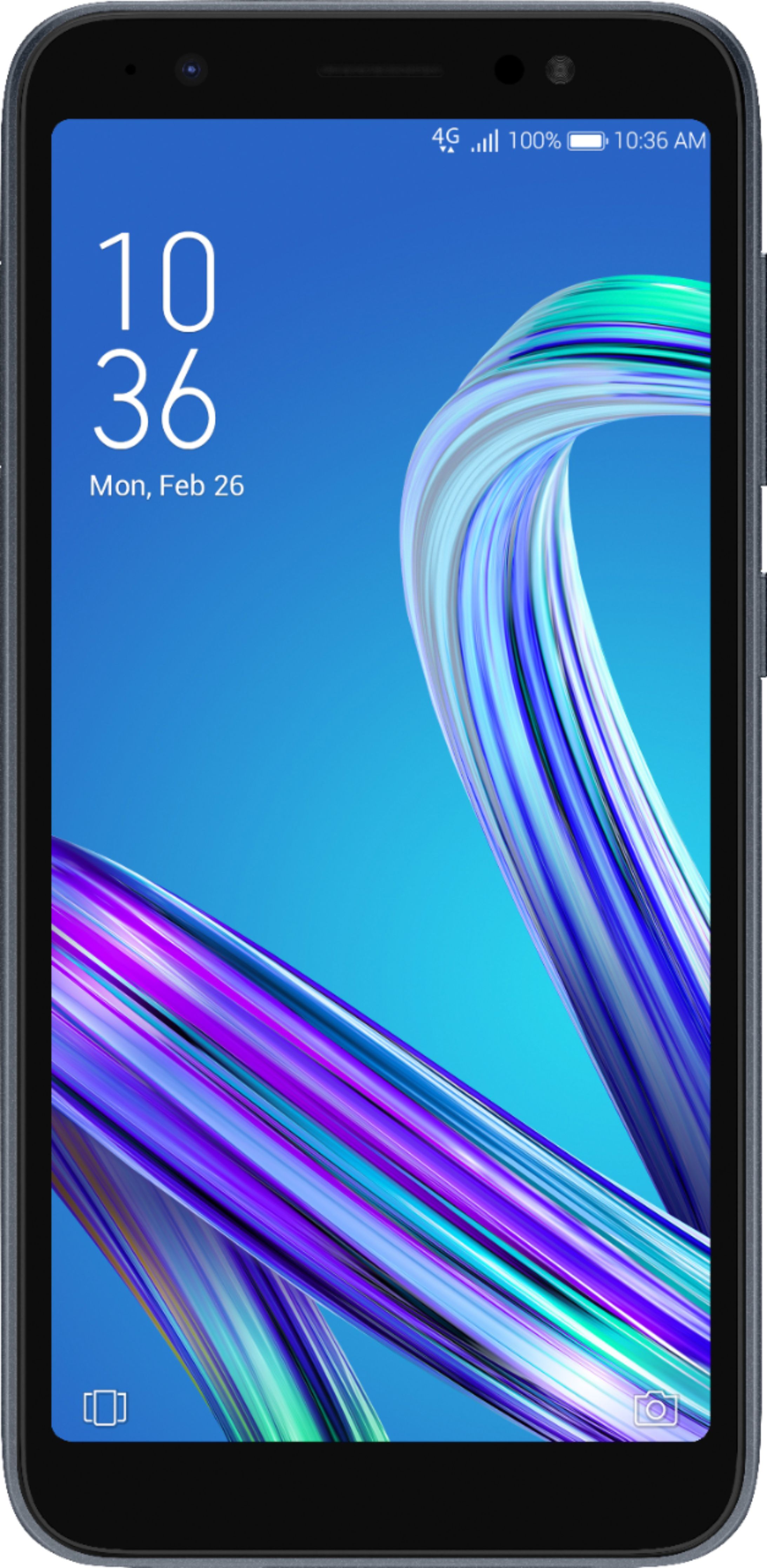Best Buy: ASUS ZenFone Live with 16GB Memory Cell Phone (Unlocked) Midnight  Black ZA550KL-LIVE-L1