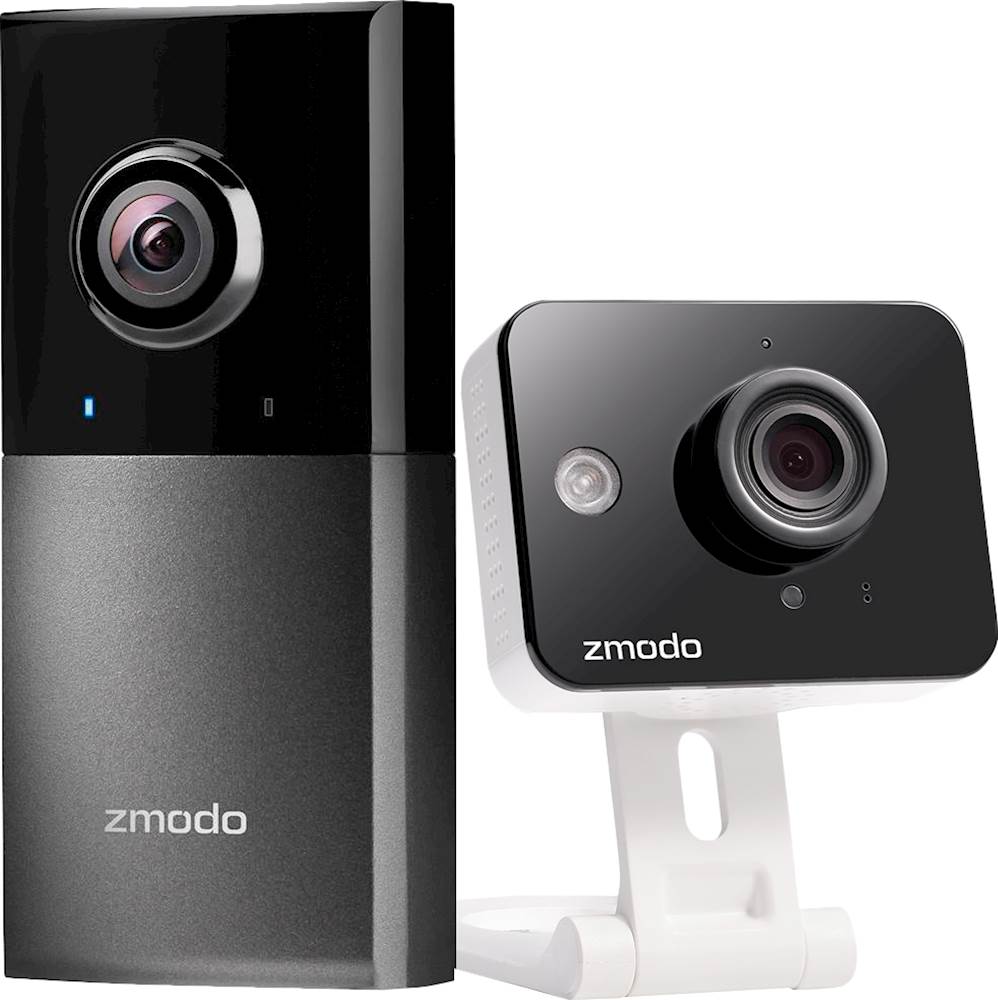 720P HD WiFi Wireless Smart Security Camera 2-Way Audio 2 Pack MeShare Zmodo 