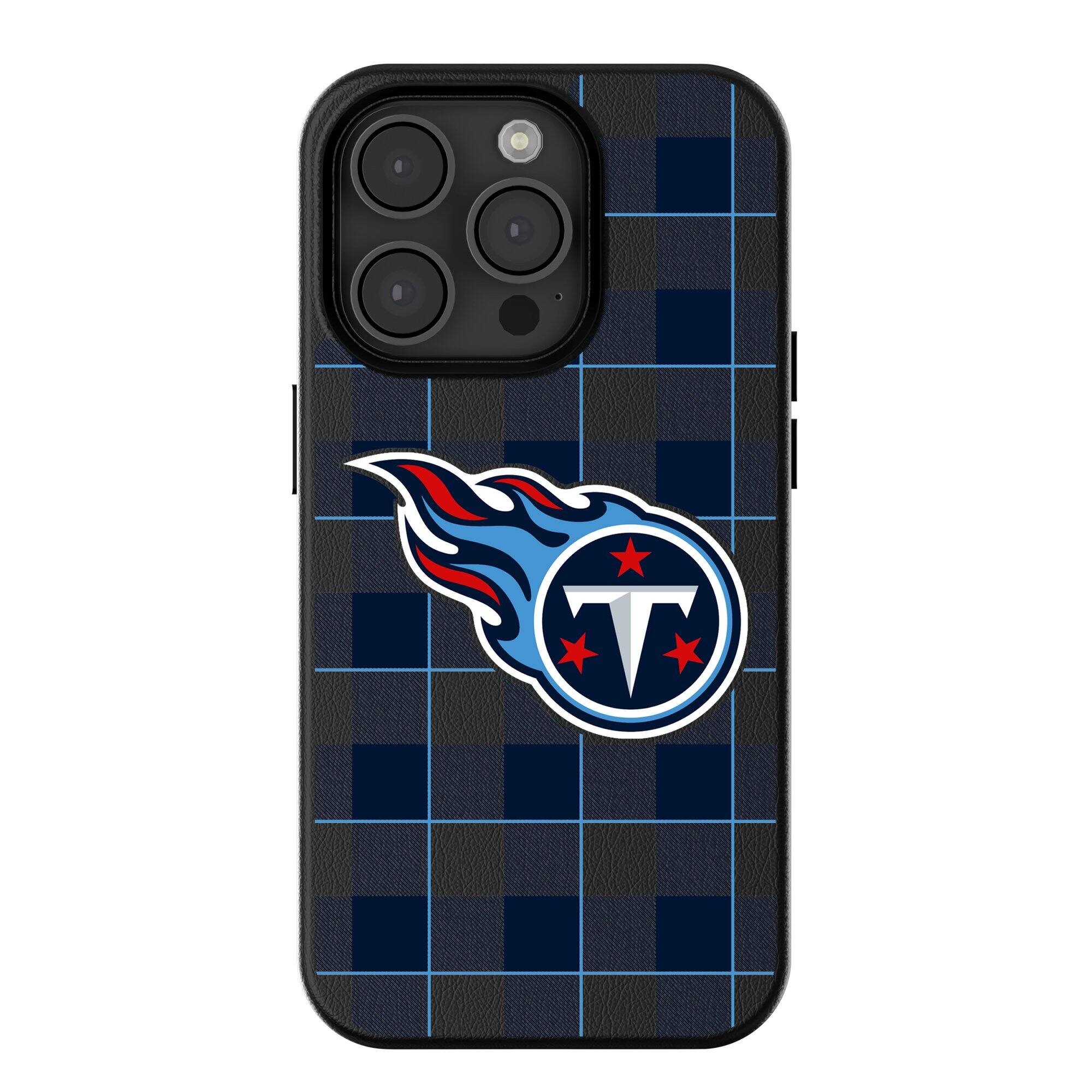 Keyscaper - NFL - Tennessee Titans Plaid Magnetic Bump iPhone Case - 16 Pro - Black price history on PriceWatchPro
