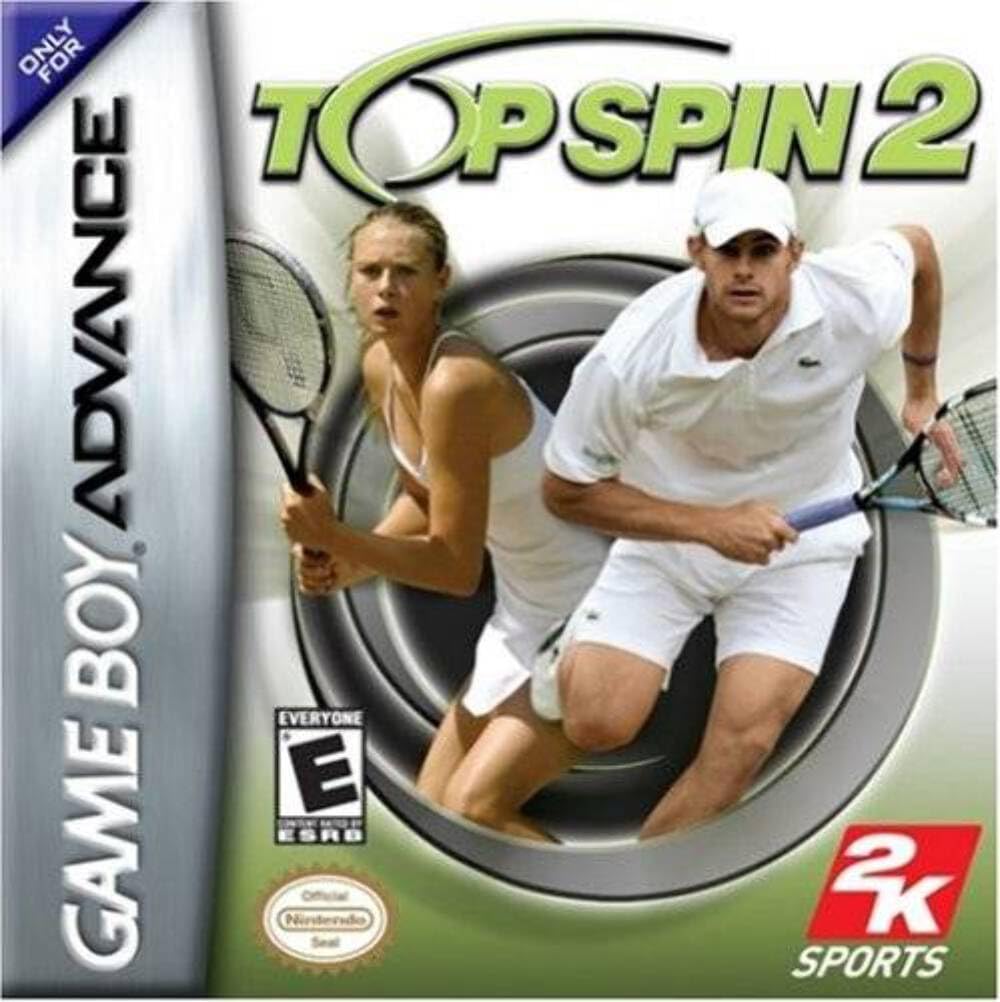 ONLY FOR GAME BOY ADVANCE  
TOPSPIN 2  
EVERYONE E  
ESRB  
2K SPORTS  
Official Nintendo Seal