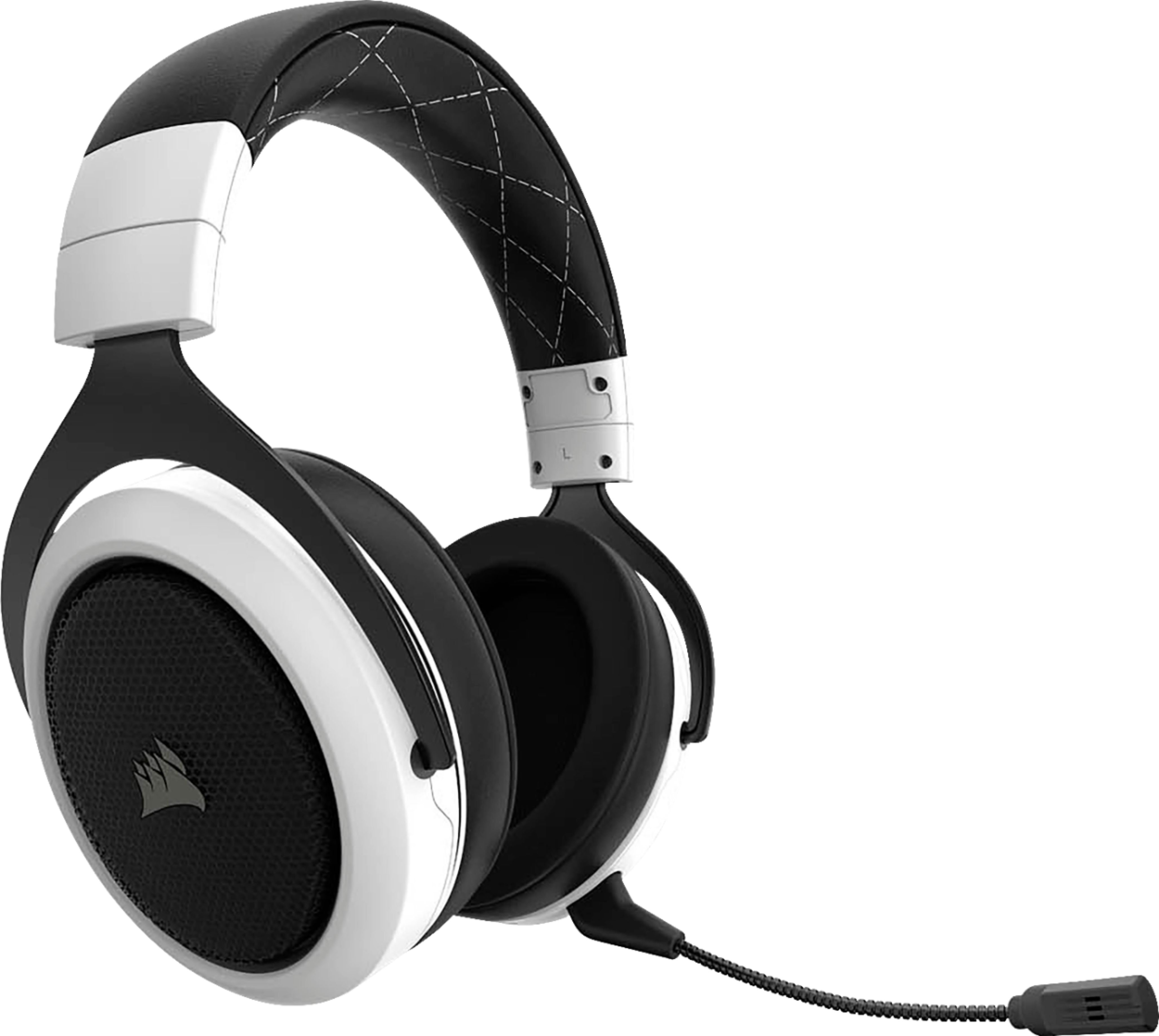 Derfra vælge Cataract Best Buy: CORSAIR HS70 Wireless 7.1 Surround Sound Gaming Headset for PC  and PlayStation 4 White CA-9011177-NA