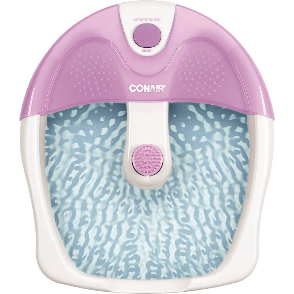 Alt View 11. Conair - Foot Spa With Vibration & Heat - White/Purple.