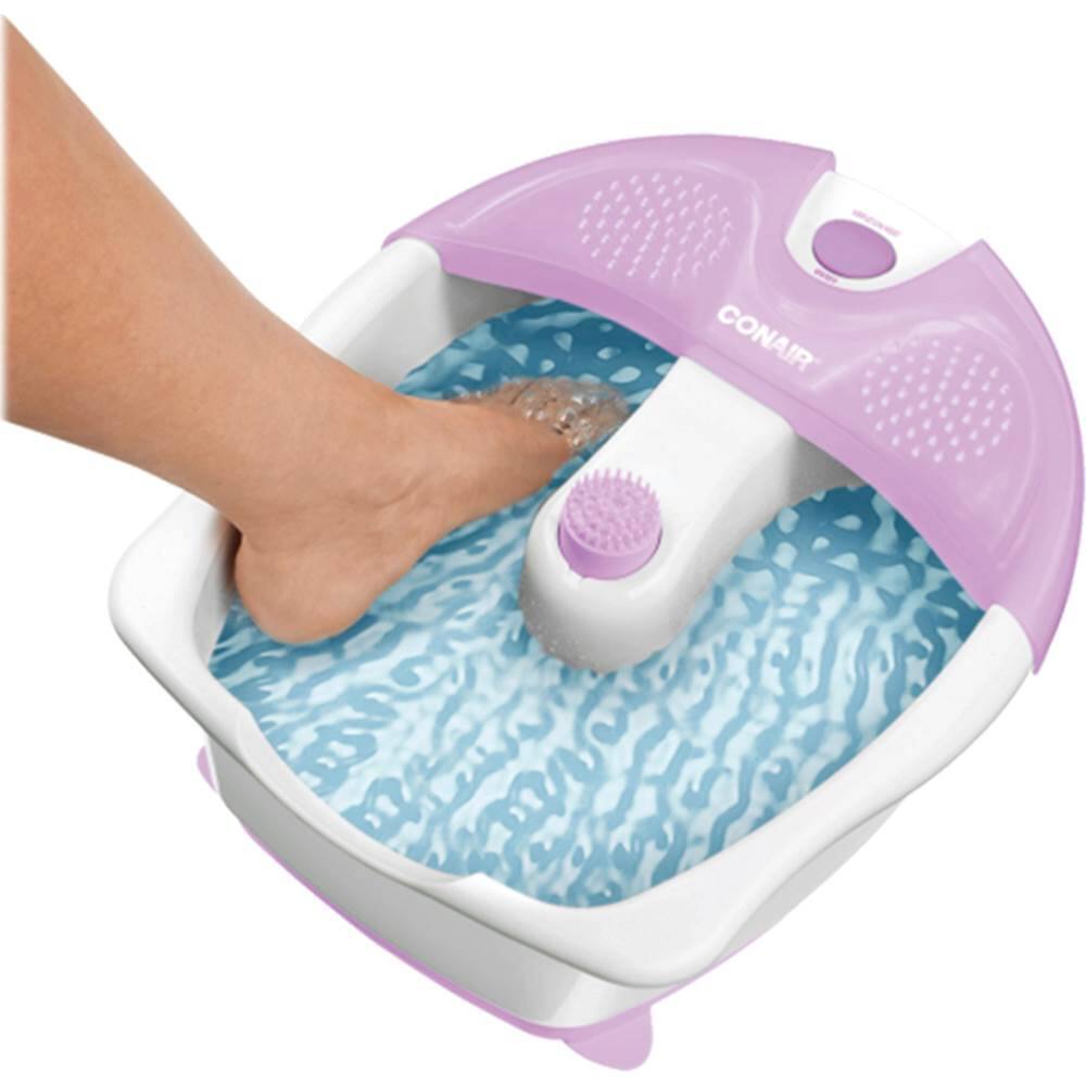 Alt View 14. Conair - Foot Spa With Vibration & Heat - White/Purple.