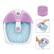 Alt View 15. Conair - Foot Spa With Vibration & Heat - White/Purple.