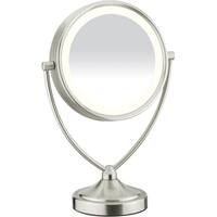 Conair - Illuminations 1x/10x Fluorescent Vanity Mirror - Satin Nickel - Angle_Zoom
