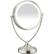Angle. Conair - Illuminations 1x/10x Fluorescent Vanity Mirror - Satin Nickel.