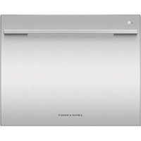 Fisher & Paykel - 24" Front Control Tall Tub Built-In Dishwasher - Stainless steel - Front_Zoom