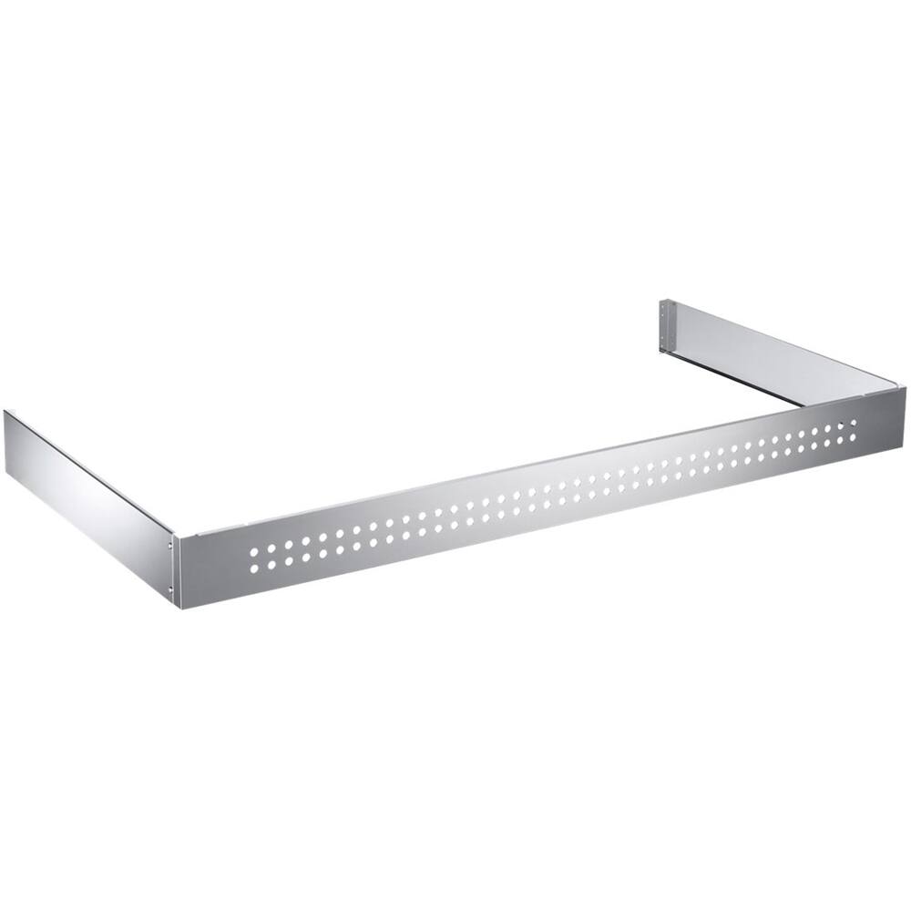 Front. Bertazzoni - Toe Kick Panel for Ranges and Gas Ranges - Stainless Steel.