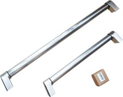 Bertazzoni - Master Series Handle Kit for 31" Bottom-Mount Refrigerator - Stainless Steel - Front_Zoom