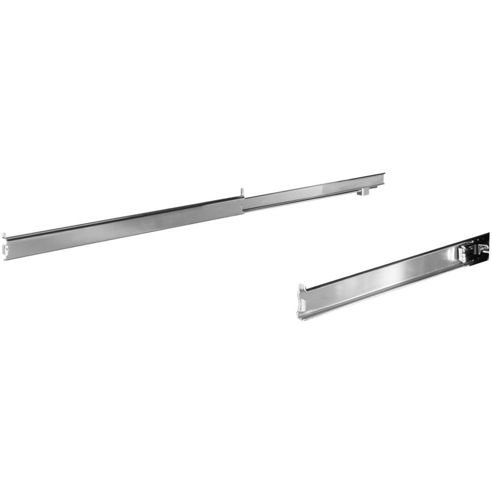 Front. Bertazzoni - Telescopic Shelf Rails for Gas Ranges - Stainless Steel.