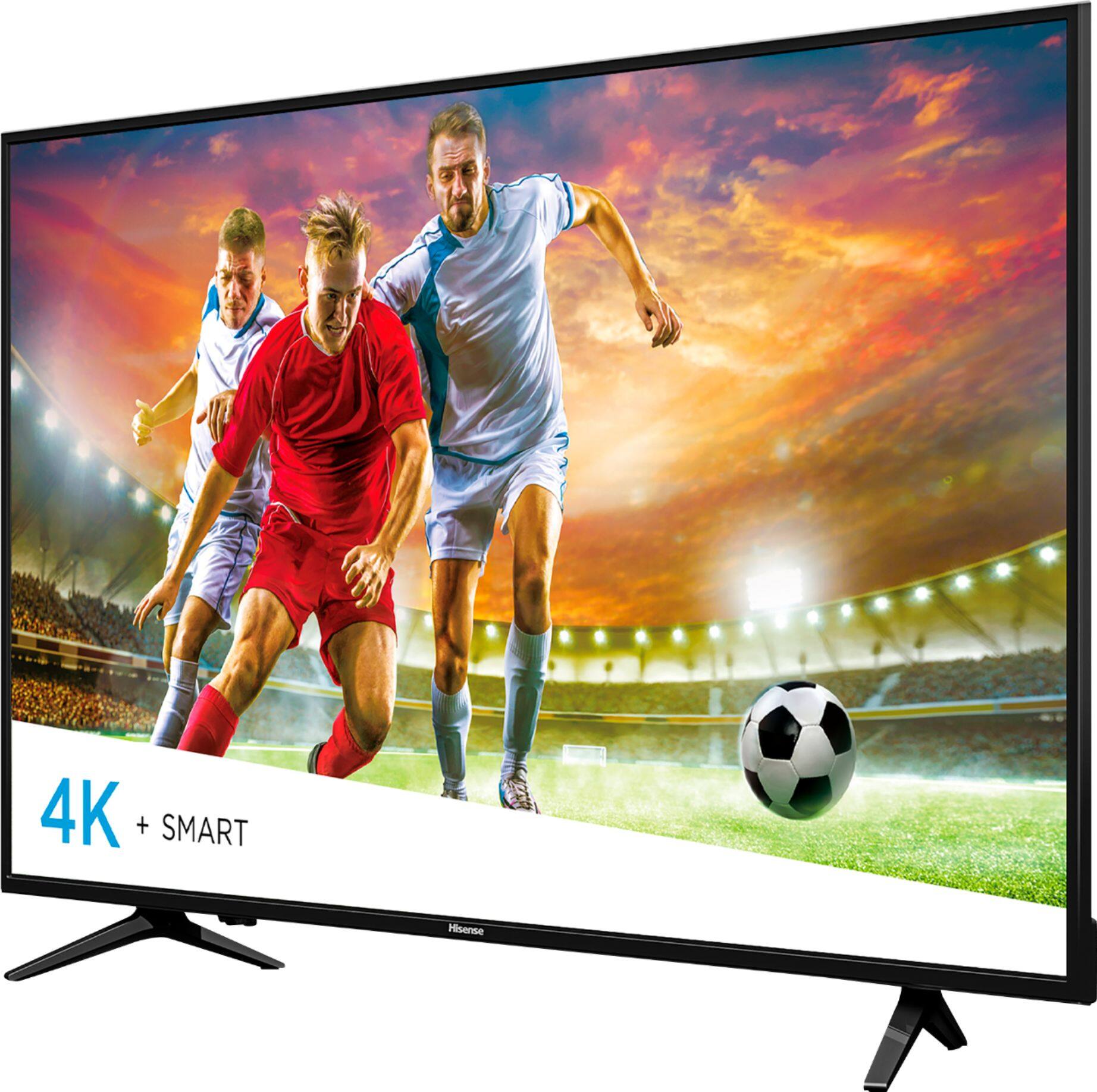 Left. Hisense - 55" Class - LED - H6 Series - 2160p - Smart - 4K UHD TV with HDR.