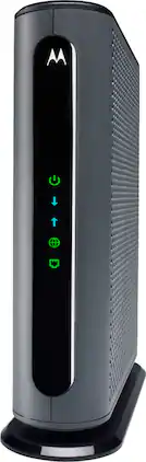 Motorola - Refurbished Excellent - MB7621 24x8 DOCSIS 3.0 Cable Modem 1029 Mbps - Black