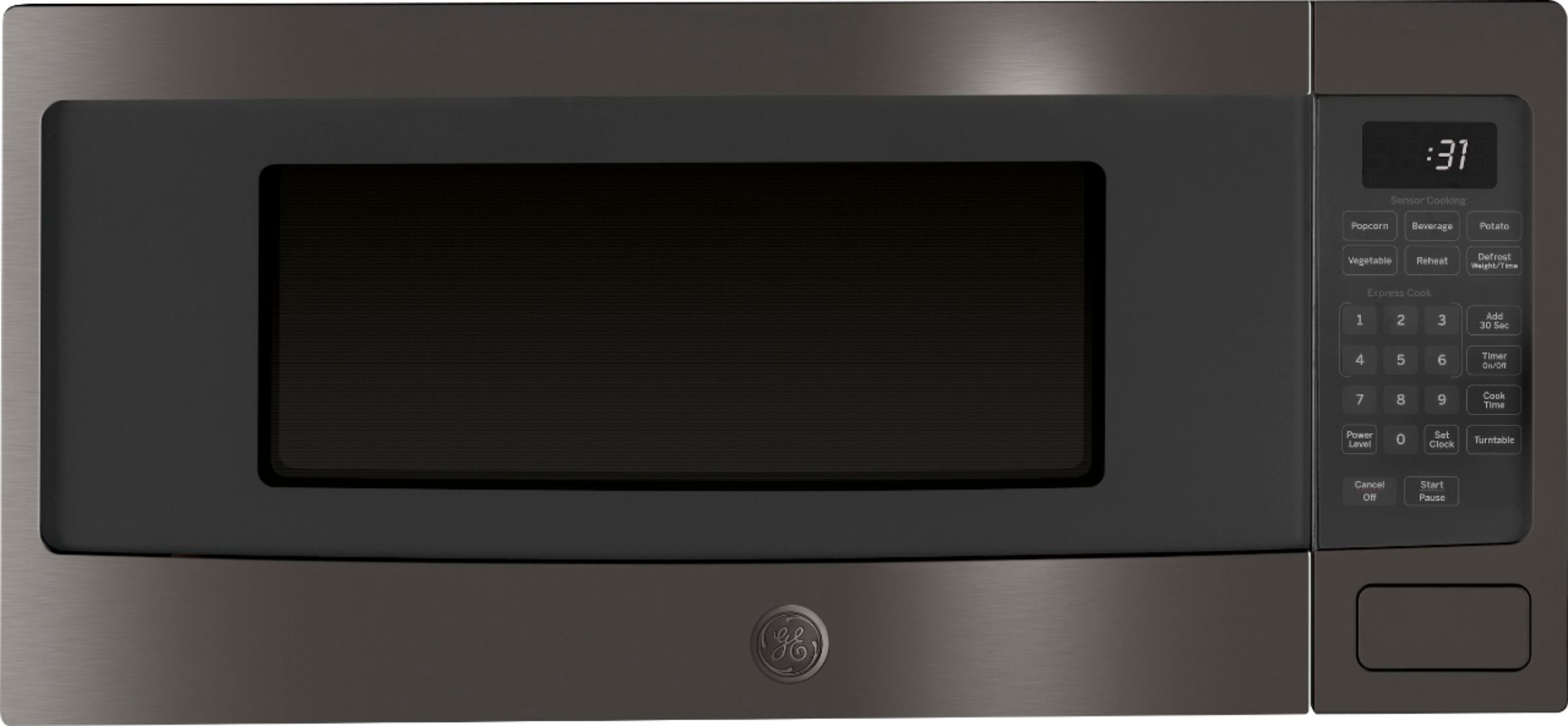 GE 0.7 Cu. Ft. Spacemaker Countertop Microwave Oven Stainless Steel  JEM3072SHSS - Best Buy