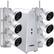 Front. Lorex - 6-Channel, 6-Camera Indoor/Outdoor Wire Free 1080p 1TB DVR Surveillance System - White.