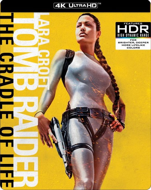 Front Standard. Lara Croft Tomb Raider: The Cradle of Life [4K Ultra HD Blu-ray] [2 Discs] [2003].