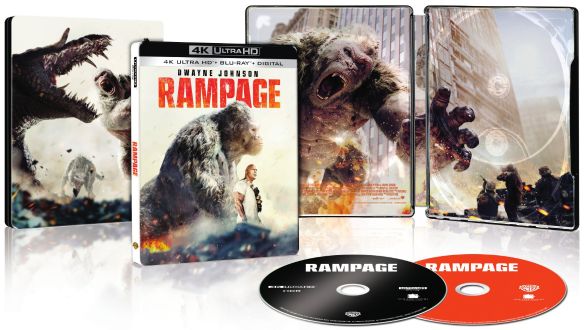  Rampage [SteelBook] [4K Ultra HD Blu-ray/Blu-ray] [Only @ Best Buy] [2018]