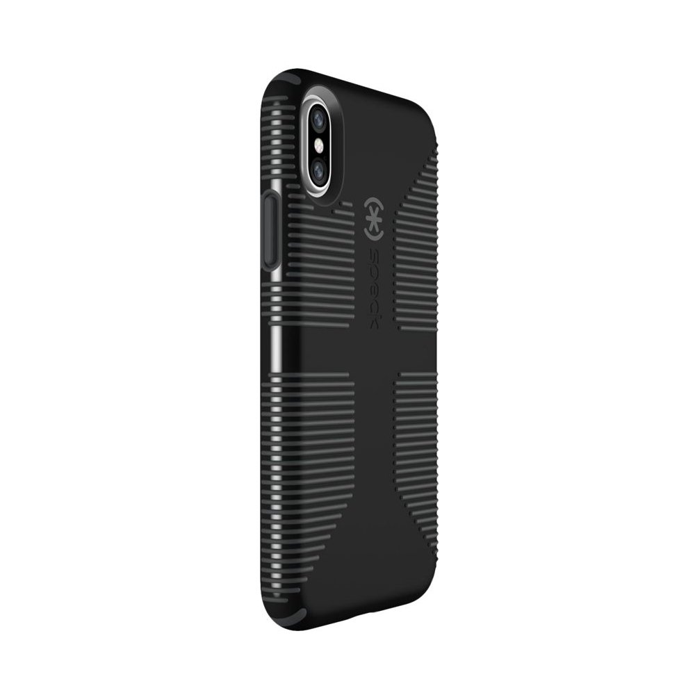 candyshell grip case for apple iphone x and xs - black/slate gray