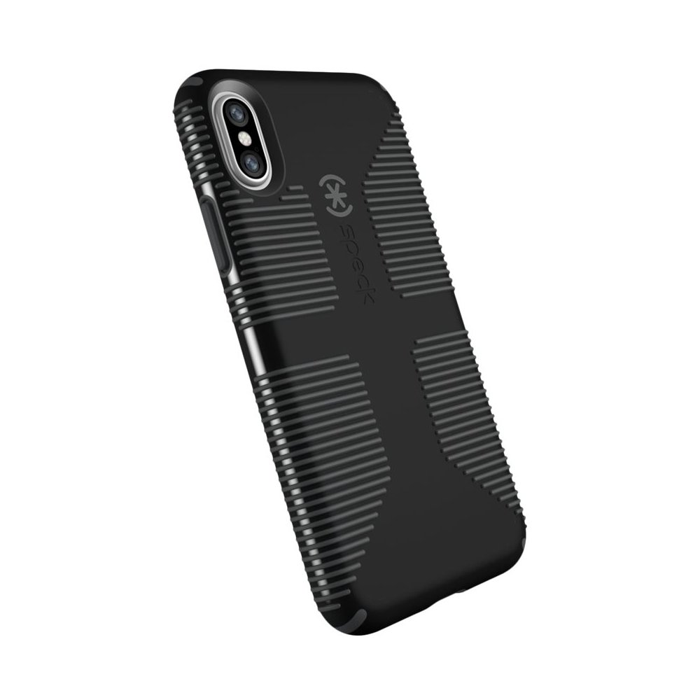 candyshell grip case for apple iphone x and xs - black/slate gray