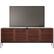 Front. BDI - Corridor TV Cabinet for Most Flat-Panel TVs Up to 80" - Chocolate Stained Walnut.