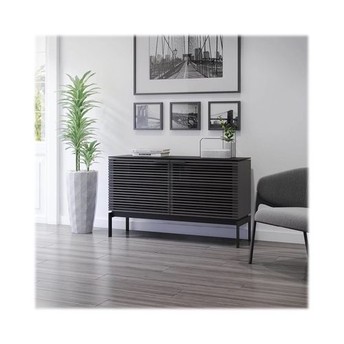 BDI - Corridor TV Cabinet for Most Flat-Panel TVs Up to 60" - Charcoal Stained Ash