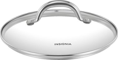 Insignia™ - 9" Glass Lid for 6 Qt Multi-Cooker - Clear - Angle_Zoom