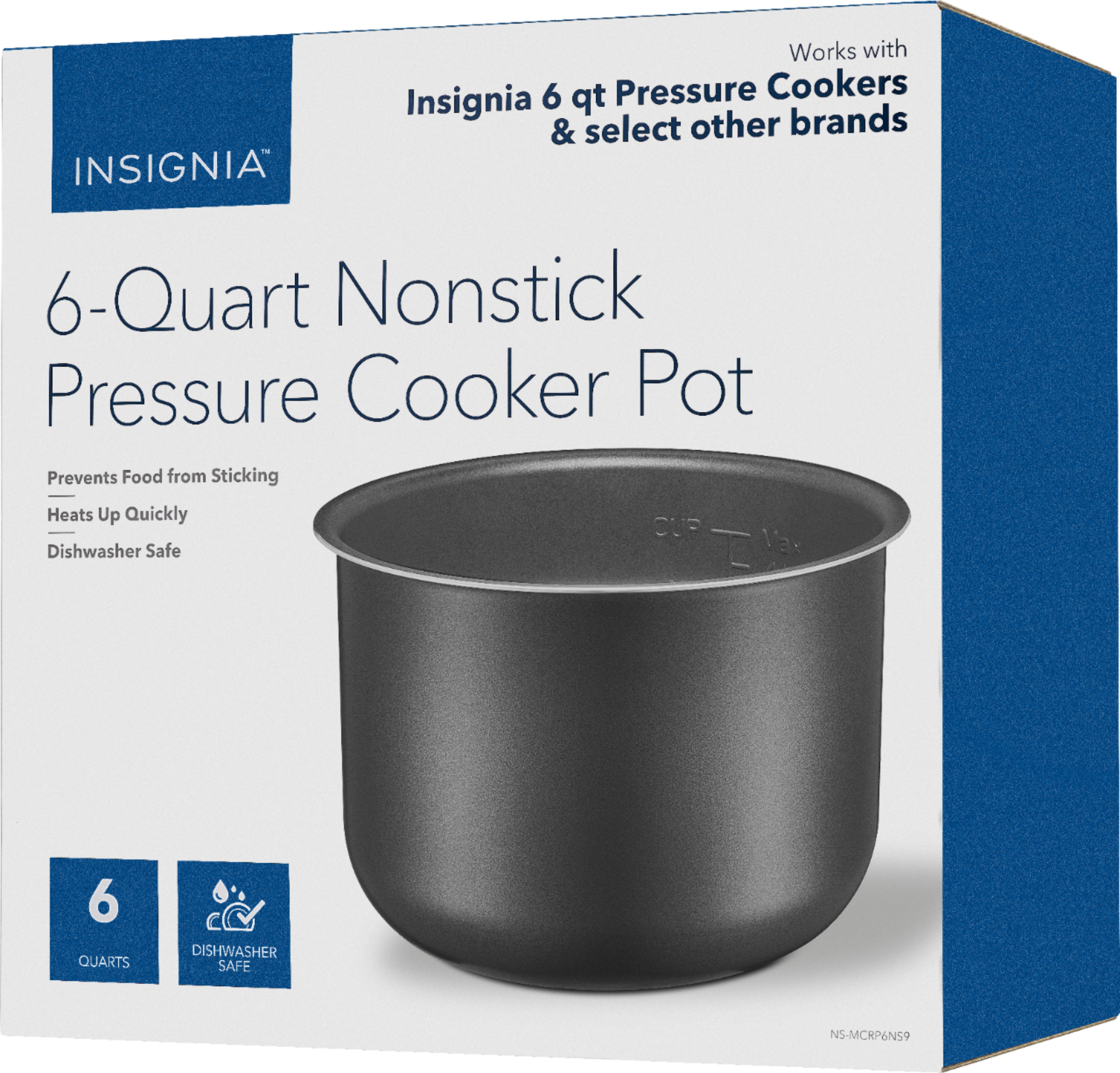 Questions and Answers: Insignia™ 6-Quart Nonstick Pressure Cooker Pot ...