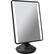 Angle. iHome - 7" x 9" Flat Panel Vanity Mirror with Bluetooth Speaker and USB Charging - Black.
