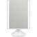 Alt View 11. iHome - 7" x 9" Flat Panel Vanity Mirror with Bluetooth Speaker and USB Charging - White.