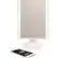 Alt View 12. iHome - 7" x 9" Flat Panel Vanity Mirror with Bluetooth Speaker and USB Charging - White.