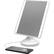 Alt View 14. iHome - 7" x 9" Flat Panel Vanity Mirror with Bluetooth Speaker and USB Charging - White.