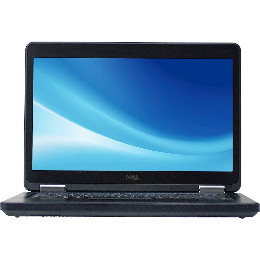 Front. Dell - Latitude 14" Laptop - Intel Core i5 - 4GB Memory - 500GB Hard Drive - Pre-owned - Black.